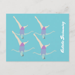 Carte Postale Artistic Swimming