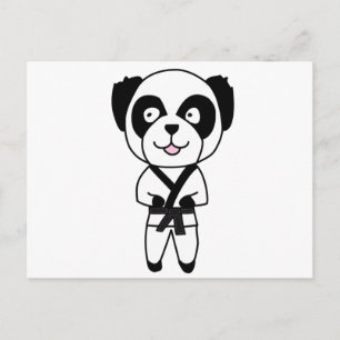 Carte Postale Arts martiaux Panda Bear