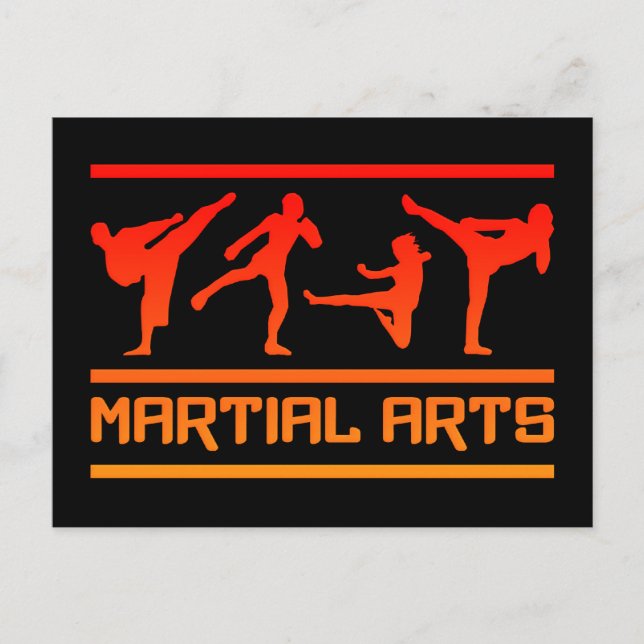Carte postale Arts Martiaux - personnaliser ! (Devant)