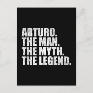 Carte Postale Arturo nom, Arturo L'Homme Le Mythe La Légende