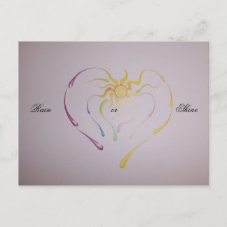 Carte Postale artwork 011, Pluie ...