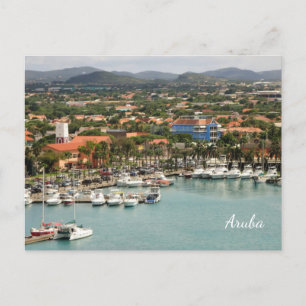 Carte Postale Aruba Marina Custom