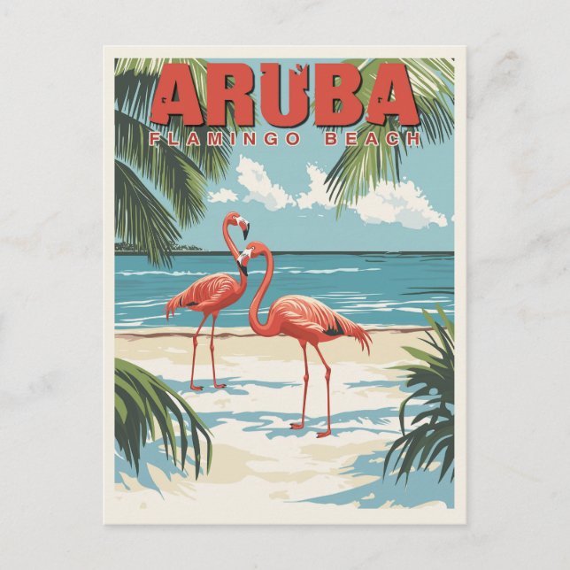 Carte Postale Aruba - Voyage Paradis Tropical  (Devant)