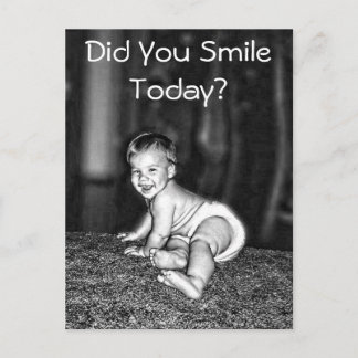 CARTE POSTALE AS-TU SOURIU AUJOURD'HUI ?