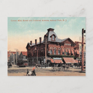 Carte Postale Asbury Park, New Jersey, Main St, Vintage