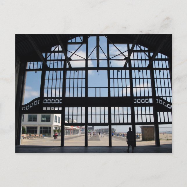Carte Postale Asbury Park NJ Boardwalk Vue depuis Casino Buildin (Devant)