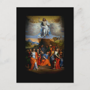 Carte Postale Ascension dans les nuages d'or