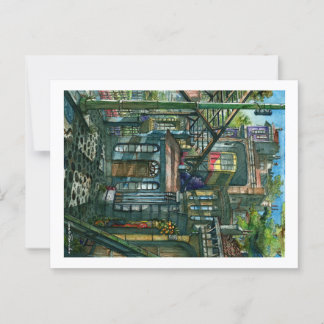 Carte Postale Ascensor al atardecer 