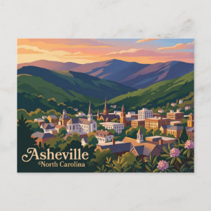 Carte Postale Asheville Caroline du Nord