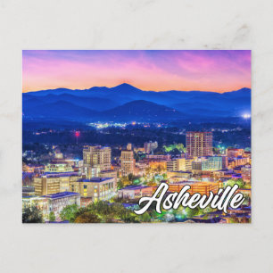 Carte Postale Asheville, Caroline du Nord, États-Unis