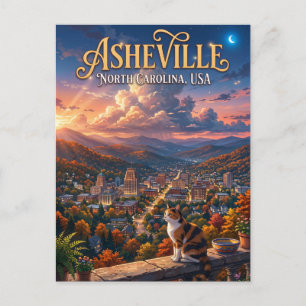 Carte Postale Asheville États-Unis