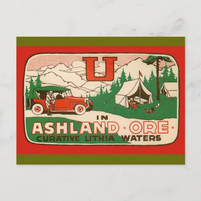 Carte Postale Ashland Oregon (Devant)