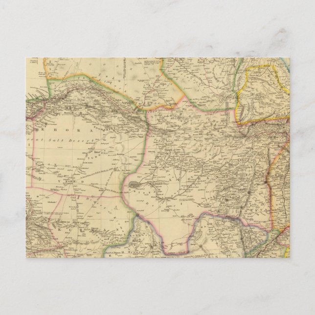 Carte Postale Asie centrale (Devant)