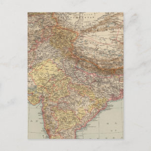 Carte Postale Asie centrale, Inde