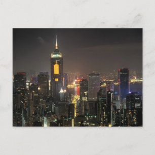 Carte Postale Asie, Chine, Hong Kong, centre depuis Stubbs road