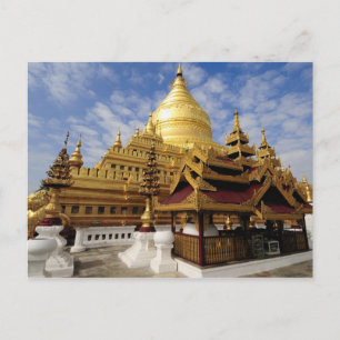 Carte Postale Asie, Myanmar (Birmanie), Bagan (païen). Shwe 2