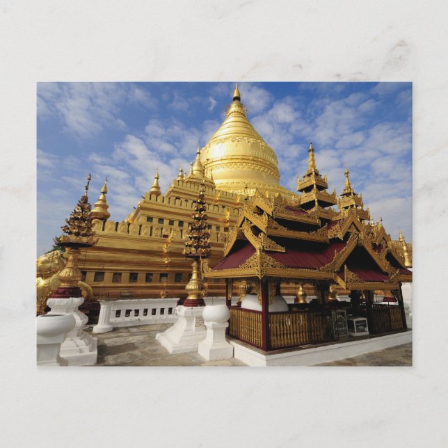 Carte Postale Asie, Myanmar (Birmanie), Bagan (païen). Shwe 2 (Devant)