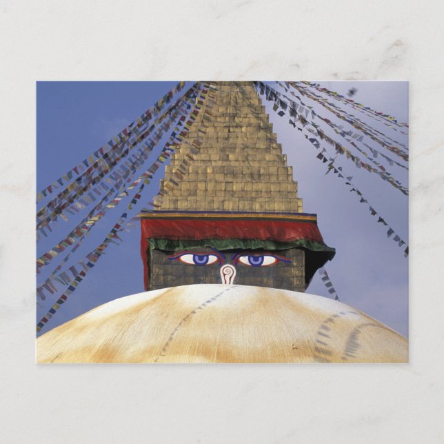 Carte Postale Asie, Népal, Katmandou. Bouddhanath Stupa. 2 (Devant)