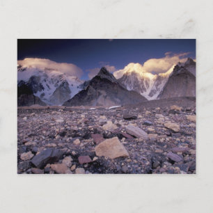 Carte Postale Asie, Pakistan, chaîne du Karakoram, large et