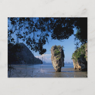 Carte Postale Asie, Thaïlande, Parc national d'Ao Phangnga, litt