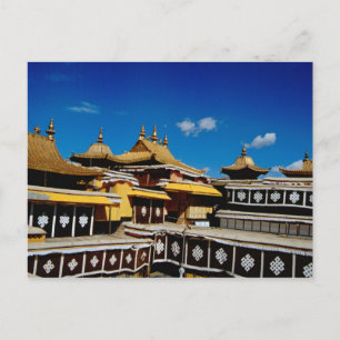 Carte Postale Asie, Tibet, Lhasa, Palais du Potala dit Rouge