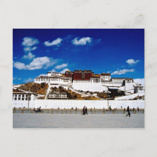 Carte Postale Asie, Tibet, Lhassa, Potala Palace. UNECSO