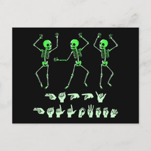 Carte Postale ASL Halloween Joyeux I - Saison Éffrayante
