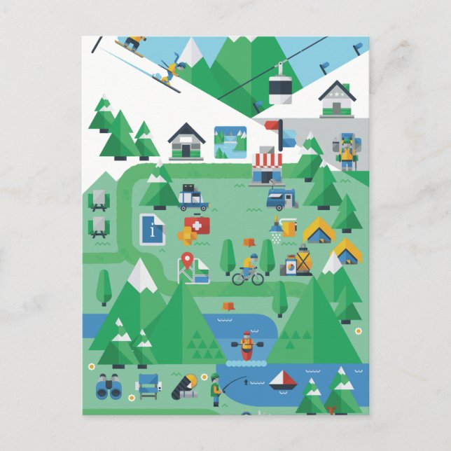 Carte Postale Aspen Colorado (Devant)