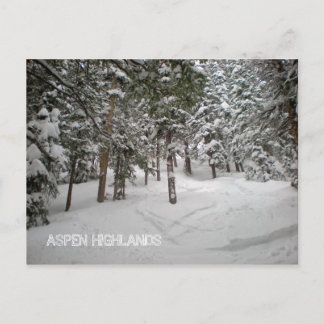 CARTE POSTALE ASPEN HIGHLANDS POSTCARD