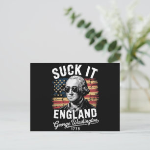 Carte Postale Aspire Angleterre 4 juillet George Washington 1776