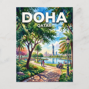 Carte Postale Aspire Park Qatar