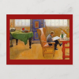 Carte Postale Assis dans le fauteuil