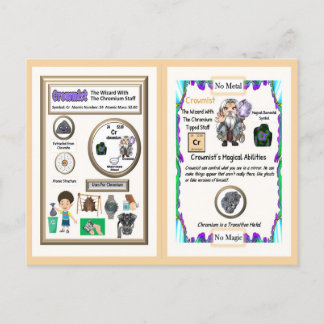 Carte Postale Assistant Crowmist - Élément de chrome