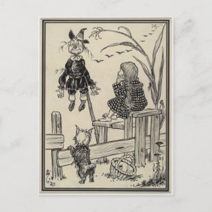 Carte Postale Assistant d'Oz Dorothy et de l'Écarteur