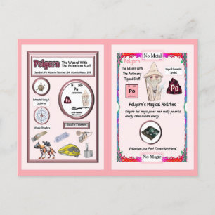 Carte Postale Assistant Polgarn - Élément Polonium