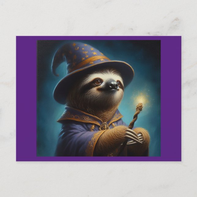Carte Postale Assistant Sloth (Devant)
