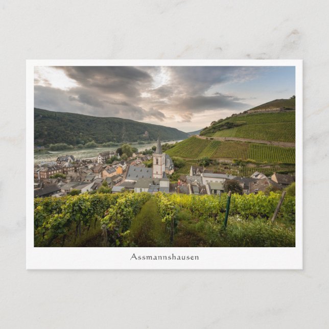 Carte Postale Assmannshausen Allemagne (Devant)