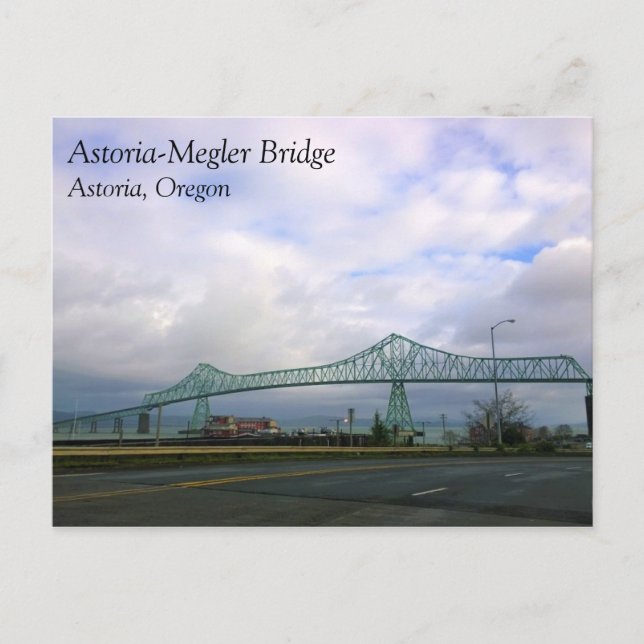 Carte Postale Astoria-Megler Bridge, Astoria (Devant)