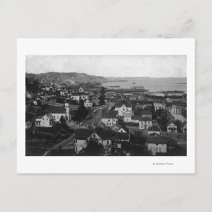 Carte Postale Astoria, Oregon Vue Ville Vue Ouest