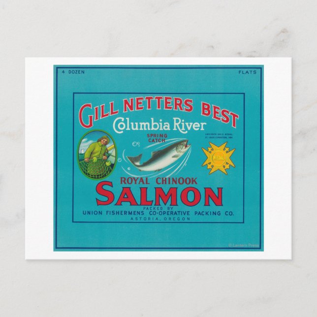 Carte Postale Astoria, OregonGill Netters BestAstoria, OU (Devant)