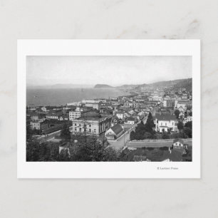 Carte Postale Astoria, section commercial d'Oregon et front de m