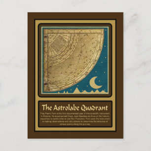 Carte postale Astrolabe Quadrant
