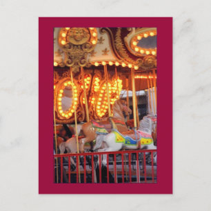 Carte postale Astroland Carousel (Coney Island, NY