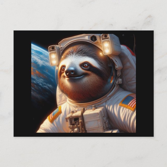Carte Postale Astronaute de Sloth (Devant)