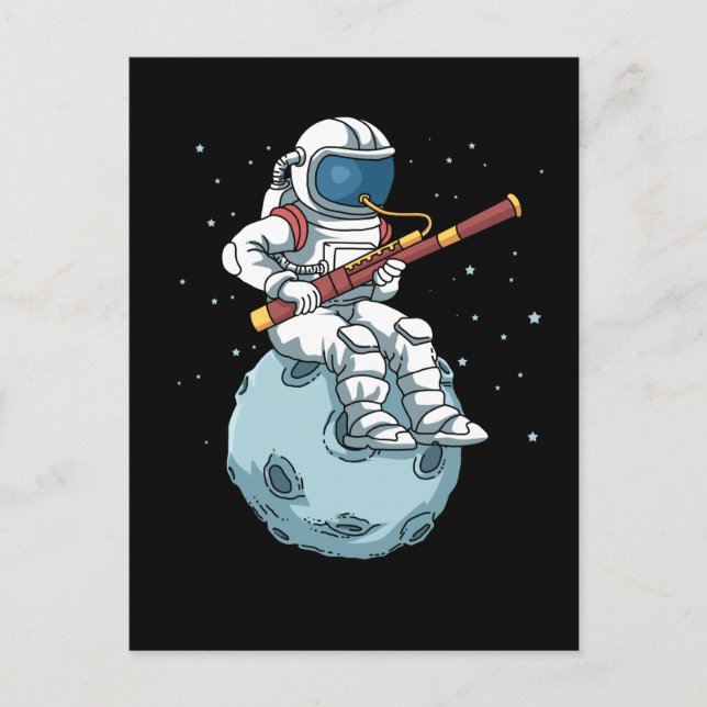 Carte Postale Astroniste Bassoonist (Devant)