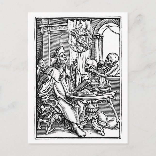 Carte Postale Astronome (Devant)