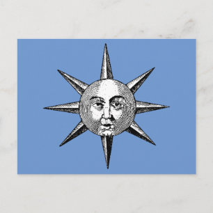 Carte Postale Astronomie Renaissance - Face Soleil