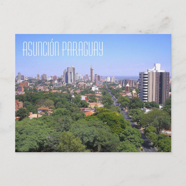 Carte postale Asunción Paraguay (Devant)