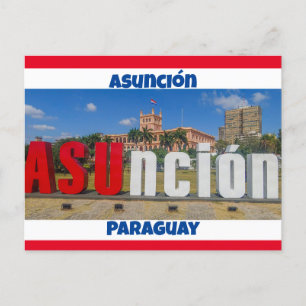 Carte Postale Asunción, Paraguay