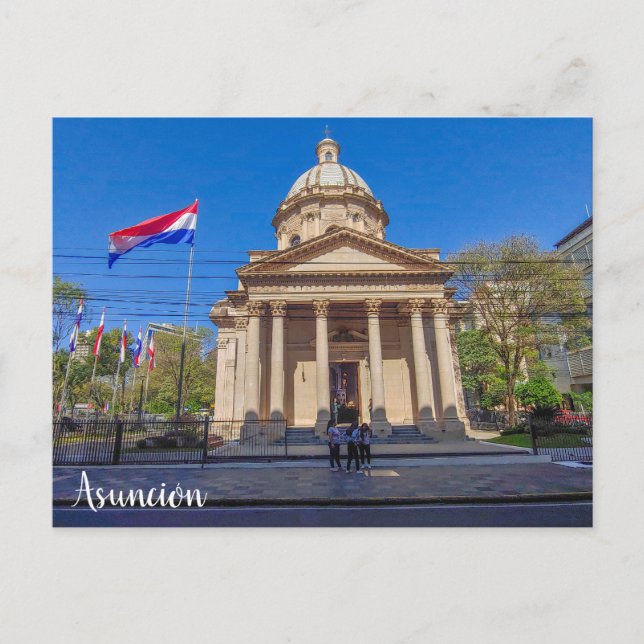 Carte Postale Asunción, Paraguay Panteón Nacional de los Héroes (Devant)
